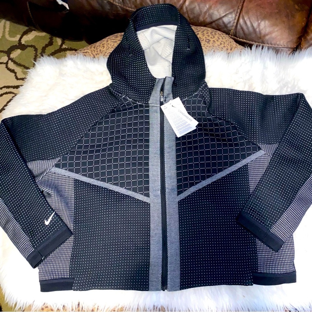 Women's NIKE Tech Pack hoodie zip up, black, NWT,